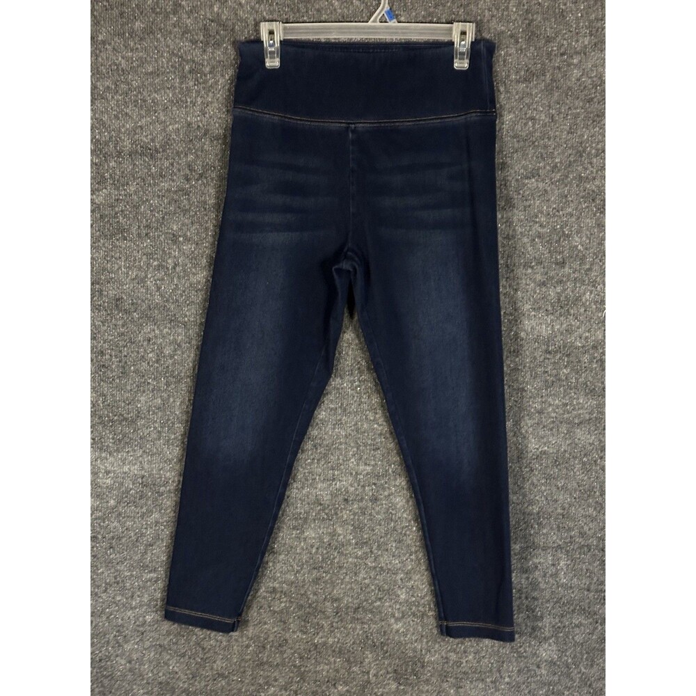 Soft Surroundings Denim Pull On Stretch Jeggings Size Medium (26x23) BR6250